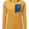 Mountain Equipment Lumiko Hooded Women's Jacket Outdoor Action Butterscotch/Maj- Front