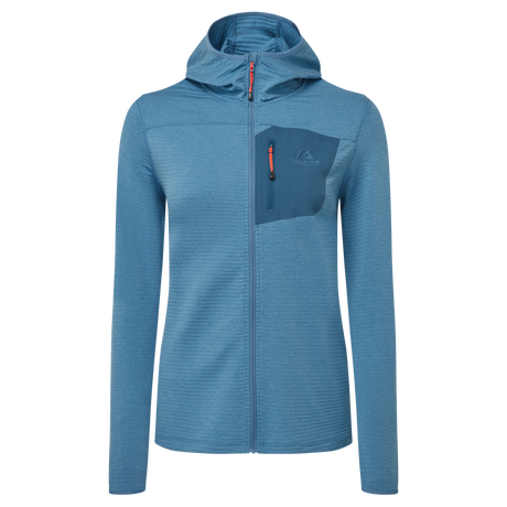Mountain Equipment Lumiko Hooded Women's Jacket Outdoor Action Stellar/Majolica- Front