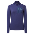 Mountain Equipment Lumiko Women's Zip T Outdoor Action Amethyst/Medieval- Front
