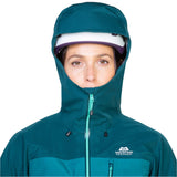 Mountain Equipment Makalu GORE-TEX Women's Jacket Spruce/Deep Teal- Helmet Compatible Hood