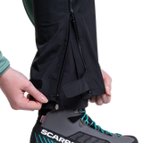 Mountain Equipment Makalu GORE-TEX Women's  Pant Outdoor Action Black- Adjustable hem