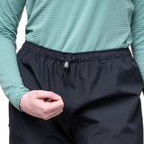 Mountain Equipment Makalu GORE-TEX Women's  Pant Outdoor Action Black- Waistband with Drawcord