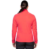 Mountain Equipment Micro Women's Zip-T Fleece Outdoor Action Hibiscus- Back fit