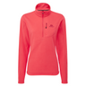 Mountain Equipment Micro Women's Zip-T Fleece Outdoor Action Hibiscus- Front