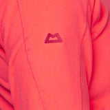 Mountain Equipment Micro Women's Zip-T Fleece Outdoor Action Hibiscus- Logo