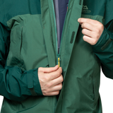 Mountain Equipment Nanda Devi Men's Jacket Outdoor Action Fern/Pine- Centre Front Zip