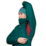 Mountain Equipment Nanda Devi Women's Jacket Outdoor Action Deep Teal- Pit Zip