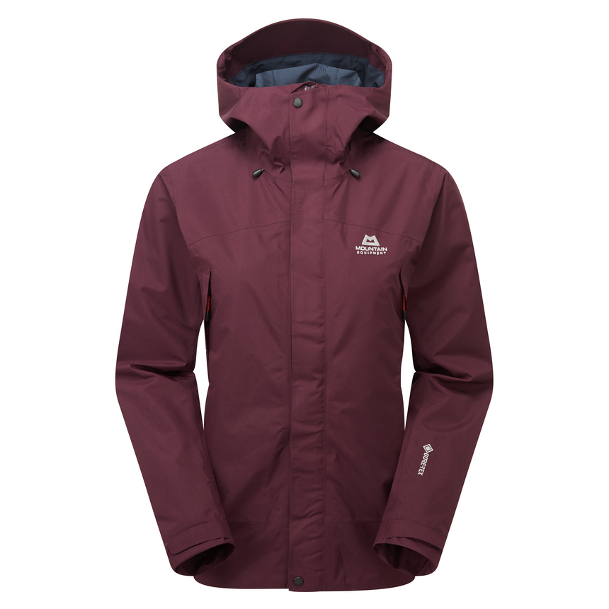 Mountain Equipment Nanda Devi Women's Jacket Outdoor Action Raisin- Front