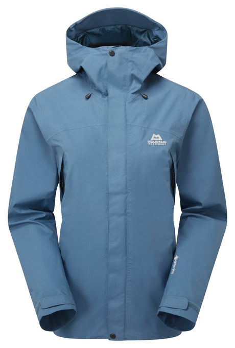 Mountain Equipment Nanda Devi Women's Jacket Outdoor Action Stellar Blue- Front