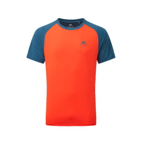 Mountain Equipment Nava Men's Crew Outdoor Action Cardinal/Majolica- front