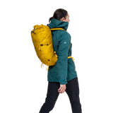 Mountain Equipment Odyssey Women's Jacket Outdoor Action Deep Teal- Side Fit w/ Bag