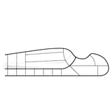 Mountain Equipment Olympus 650 Sleeping Bag Outdoor Action Admiral Blue- Mid-level Side Seams