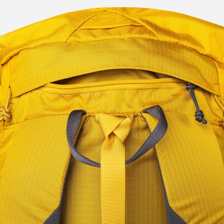 Mountain Equipment Orcus 22+ Backpack Outdoor Action Sulphur- Zip Pocket