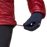 Mountain Equipment Oreus Hooded Men's Jacket Outdoor Action Merlot/Admiral Blue- Hem Drawcords