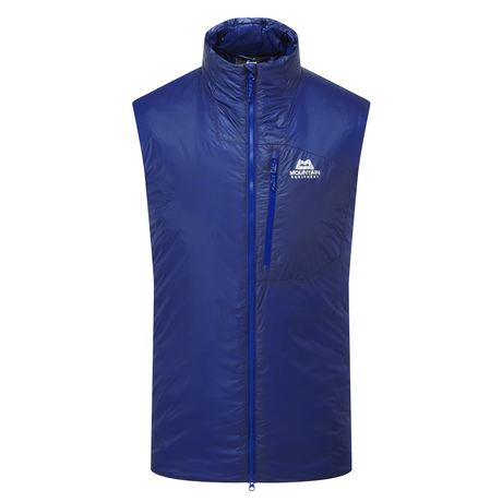 Mountain Equipment Oreus Men's Vest Outdoor Action Admiral Blue- Front
