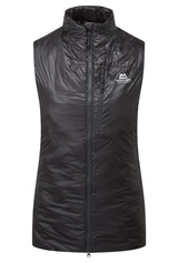 Mountain Equipment Oreus Women's Vest Outdoor Action Obsidian- Front