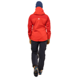 Mountain Equipment Orion Women's Jacket Outdoor Action Chili/Crimson- Back Fit