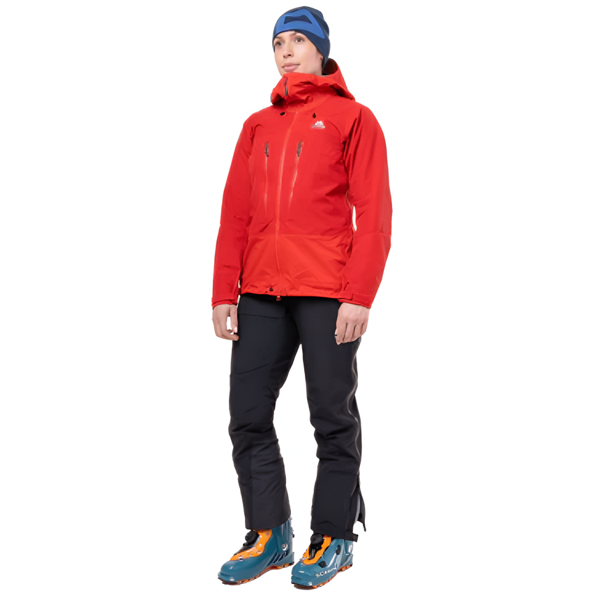 Mountain Equipment Orion Women's Jacket Outdoor Action Chili/Crimson- Front Fit