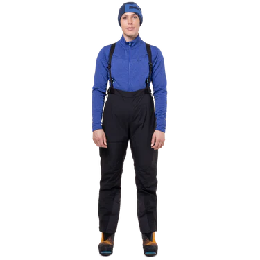 Mountain Equipment Orion Women's Pant Outdoor Action Black- Front fit on model
