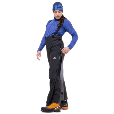 Mountain Equipment Orion Women's Pant Outdoor Action Black- Full length side zips