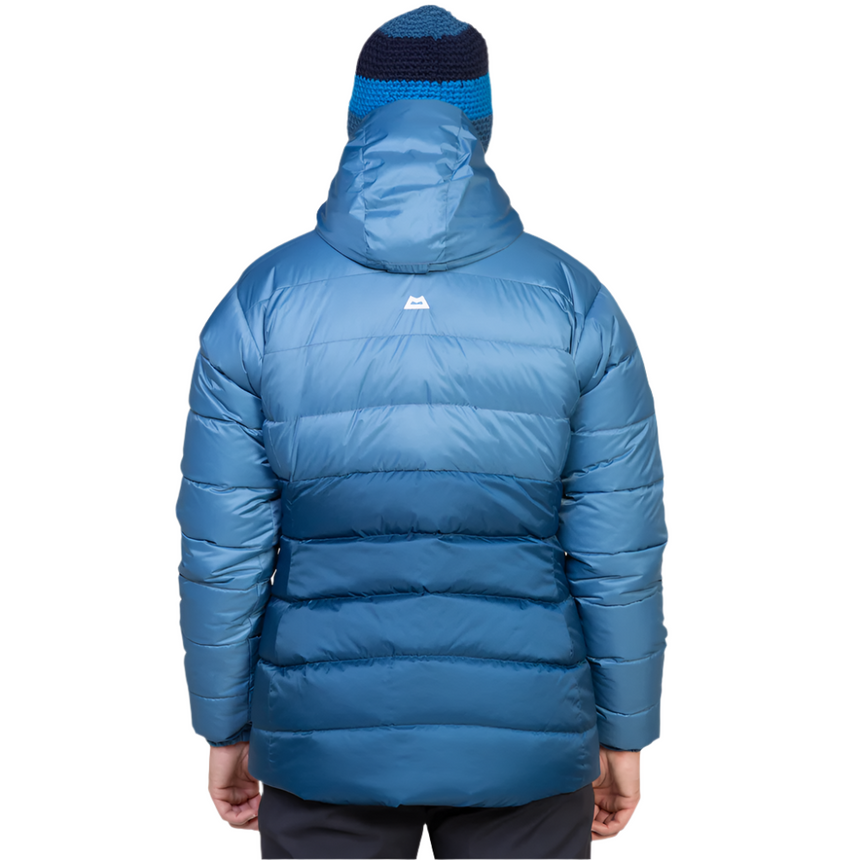 Mountain Equipment Paiyu Women's Jacket Outdoor Action Majolica/Stellar- Back Fit on Model