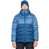 Mountain Equipment Paiyu Women's Jacket Outdoor Action Majolica/Stellar- Front Fit on Model