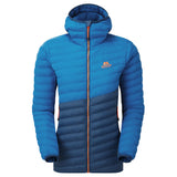 Mountain Equipment Particle Hooded Women's Jacket Outdoor Action Majolica/Mykonos- Front