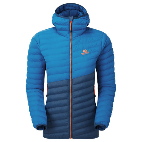 Mountain Equipment Particle Hooded Women's Jacket Outdoor Action Majolica/Mykonos- Front