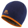 Mountain Equipment Plain Knitted Beanie Outdoor Action Admiral Blue/Rust- Front