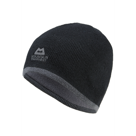 Mountain Equipment Plain Knitted Beanie Outdoor Action Black/Shadow- Front