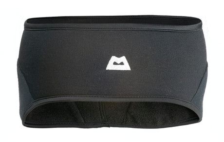 Mountain Equipment Powerstretch Headband Outdoor Action Black- Front