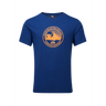 Mountain Equipment Roundel Men's Tee Outdoor Action Admiral Blue- Front