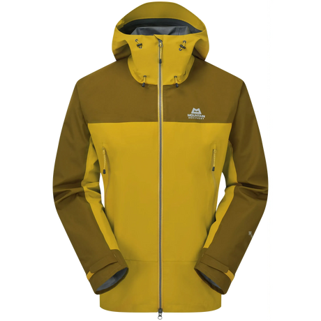 Mountain Equipment Saltoro GORE-TEX Men's Jacket CLEARANCE Acid/Fir Green- Front