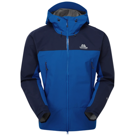 Mountain Equipment Saltoro GORE-TEX Men's Jacket CLEARANCE Lapis Blue/Medieval- Front
