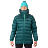 Mountain Equipment Senja Women's Jacket Outdoor Action Deep Teal- Front fit