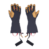 Mountain Equipment Serac Gauntlet Outdoor Action Black/Tan- Back