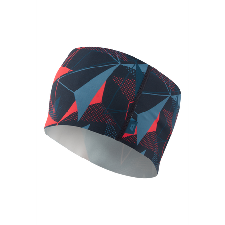 Mountain Equipment Sereno Headband Outdoor Action Cosmos/Hib Print- Product Preview