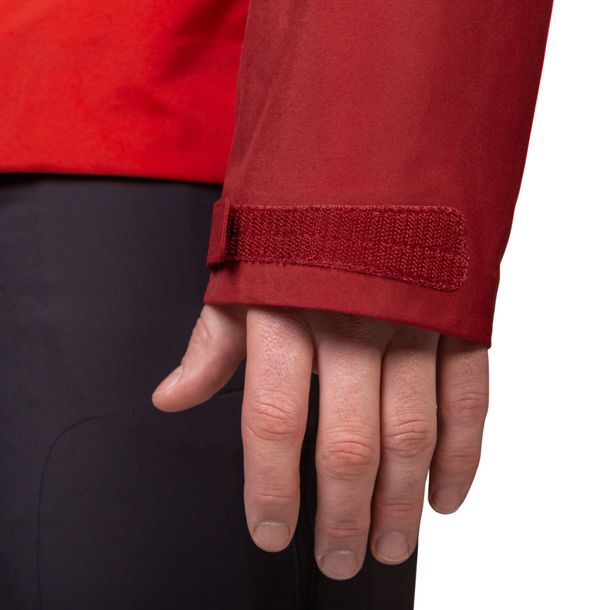 Mountain Equipment Shigri GORE-TEX Men’s Jacket Outdoor Action Chili Red/Merlot -Cuffs