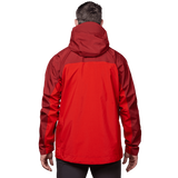 Mountain Equipment Shigri GORE-TEX Men’s Jacket Outdoor Action Chili Red/Merlot - Back Fit on Model