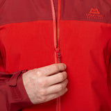 Mountain Equipment Shigri GORE-TEX Men’s Jacket Outdoor Action Chili Red/Merlot - Centre front zip