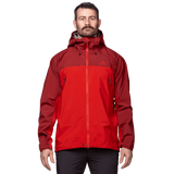 Mountain Equipment Shigri GORE-TEX Men’s Jacket Outdoor Action Chili Red/Merlot - Front Fit on Model