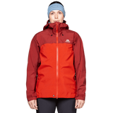 Mountain Equipment Shigri Women's Jacket Outdoor Action Chili Red/Merlot- Front Fit