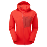 Mountain Equipment Squall Hooded Women's Jacket Outdoor Action Chili Red/Merlot- Front