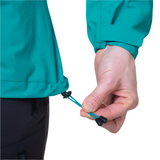 Mountain Equipment Squall Hooded Women's Jacket Topaz/Majolica- Hem Drawcord