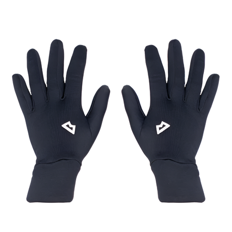 Mountain Equipment Stretch Fleece Women's Glove Outdoor Action Black- Back of the Hand