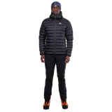 Mountain Equipment Superflux Men's Jacket Outdoor Action Obsidian- Front fit