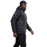 Mountain Equipment Superflux Men's Jacket Outdoor Action Obsidian- Side Fit on Model