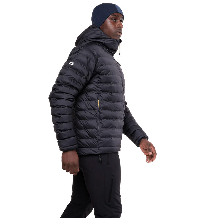 Mountain Equipment Superflux Men's Jacket Outdoor Action Obsidian- Side Fit on Model