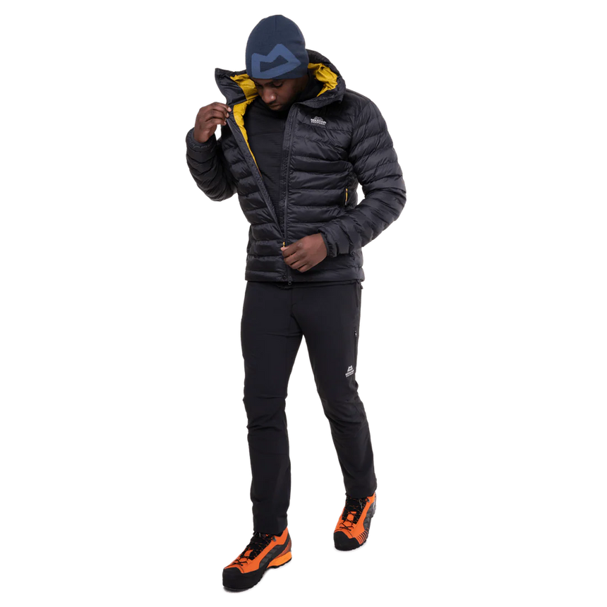 Mountain Equipment Superflux Men's Jacket Outdoor Action Obsidian - Center Front Zip