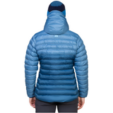 Mountain Equipment Superflux Women's Jacket Outdoor Action Majolica/Stellar- Back Fit